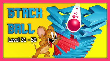 Stack Ball Level 31 - Level 50 - Blast Through Platforms - Fun Mobile Games to Play @GamePointPK