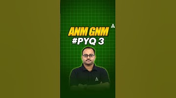 ANM GNM PYQ #3 | WBJEE ANM GNM Previous Year Reasoning Questions Solution