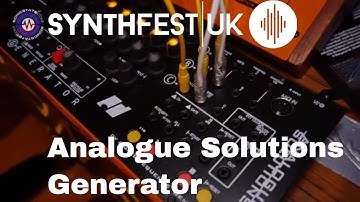 SYNTHFEST 2018 - Analogue Solutions Generator Sequencer