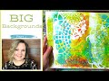 Big Backgrounds using Stencils, Embossing Folders and Texture Plates, with Denise Lush, Part 1