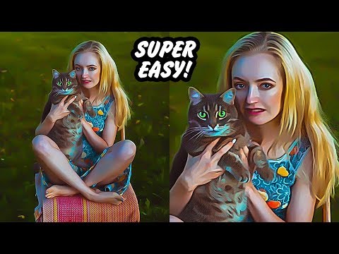 Super Easy Painterly Effect Trick Using Photoshop Camera Raw Filter