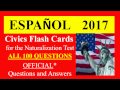 OFFICIAL 100 US CITIZENSHIP INTERVIEW TEST QUESTIONS - CIVICS TEST QUESTIONS IN SPANISH 1-100