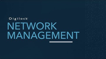 Digilock Networked Lock Management