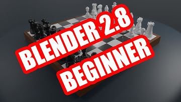 BLENDER 2.8 CHESS PONS BEGINNER WORKFLOW TIMELAPSE