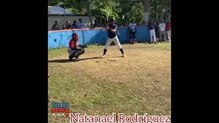 jonrón de Natanael Rodríguez cuadrangular pley de la bajada