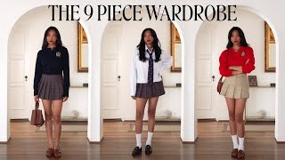 HOW TO BUILD AN ENTIRE WARDROBE WITH ONLY 9 PIECES!