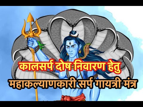 कालसर्प दोष निवारण हेतु चमत्कारी सर्प गायत्री मंत्र, Powerful Sarp Gayatri Mantra For Kaal sarp Yog