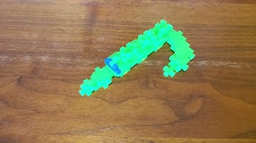 Plus-Plus: Instructions How to make a Crocodile