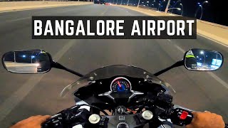 POV: Driving Honda CBR250R (Hebbal to Bangalore Airport) [Video #160 - 8th April 2024]