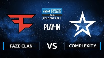 CS:GO - Complexity vs. FaZe Clan [Nuke] Map 2 - IEM Cologne 2021 - Play-In