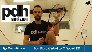 New Tecnifibre Carboflex X-Speed 125 squash racket review by PDHSports.com
