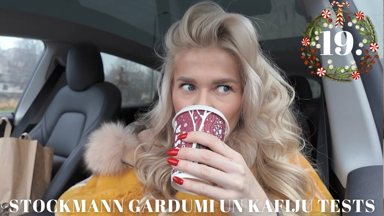 STOCKMANN GARDUMU ŠOPINGS & COSTA COFFEE ZIEMAS DZĒRIENU TASTE TEST. VLOGMAS DIENA 19