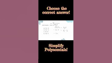 Polynomial Expression Simplified!  #ged #class10math #class8math #polynomials #grade9math