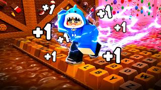 I beat the speed challenge on Roblox's Sweet Keyboard. screenshot 5
