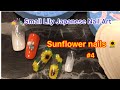 Sunflower nails