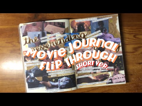 2019 and 2020 Movie Journal Flip Through Short Ver.