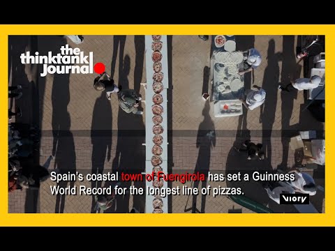 Spain Sets Guinness World Record With 2,100 Pizzas in Fuengirola