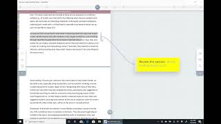LiquidText Making comments   find comment