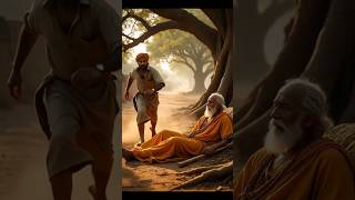 Kind Farmer Helps Injured Saint – A Blessing for Life.#shorts #ai #story