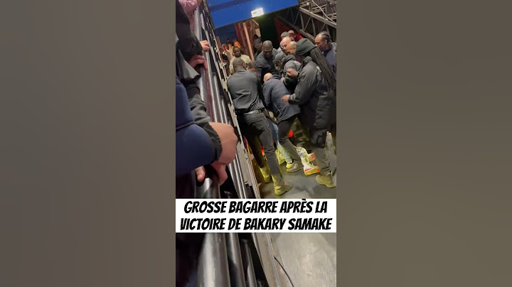IL SE FAIT TABASSER APRÈS LA VICTOIRE DE BAKARY SAMAKE VS AHMED #Bakarysamake #Zenithdeparis