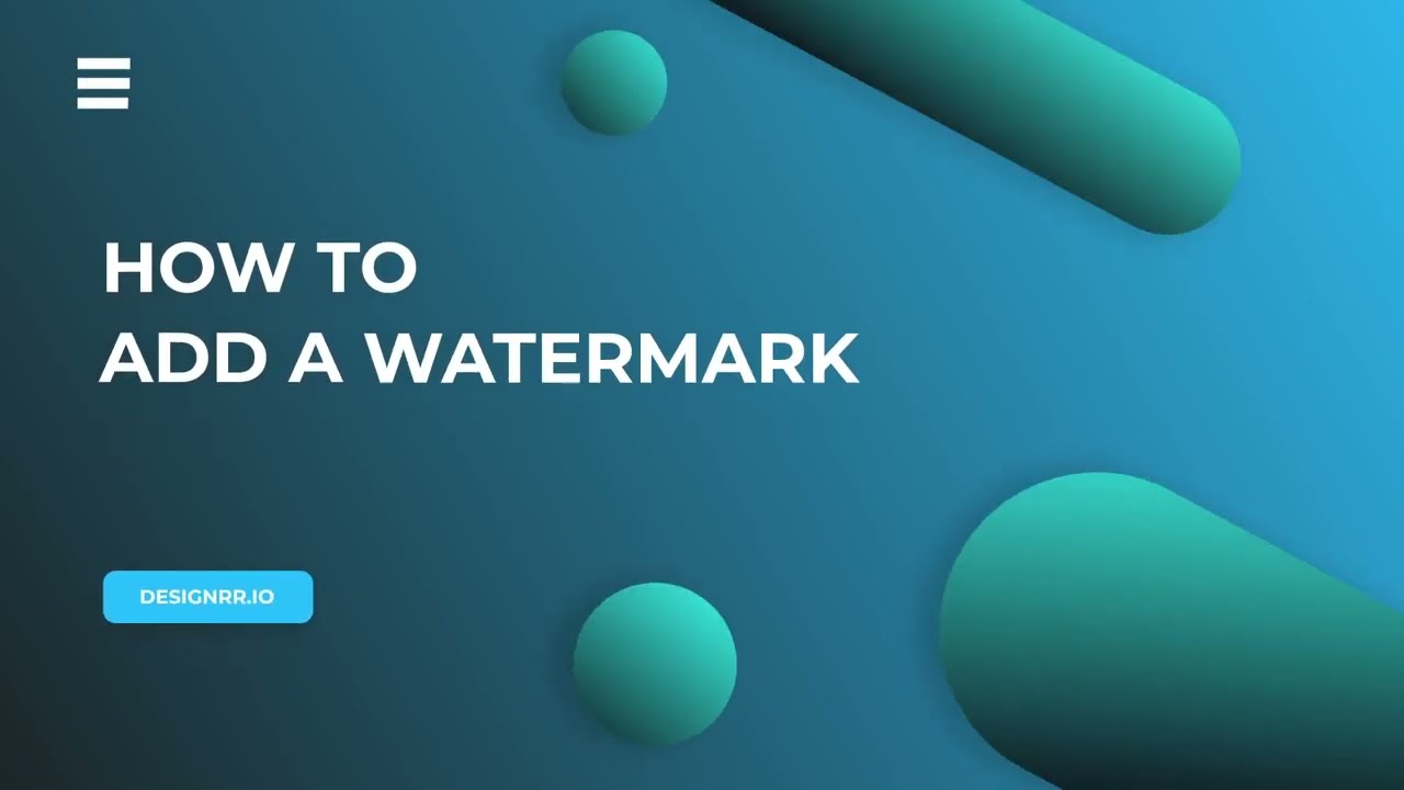 How to Add a Watermark in Designrr.io
