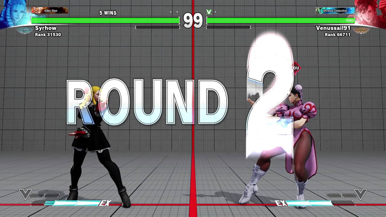 SFV Winning First, Quitting Second YouTube