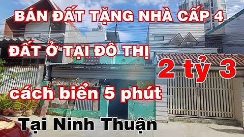 Bán đất thổ cư tặng nhà cấp 4 tại khu K1  trung tâm TP. biển phan rang/0916904939