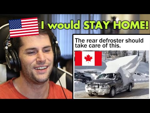 American Reacts to FUNNY Canadian Memes