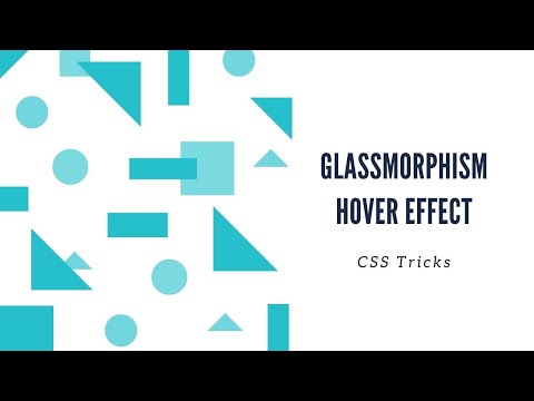 CSS Hover Animation with Glassmorphism Effect | CSS Animation