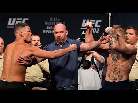 Conor McGregor vs. Nate Diaz | Weigh-In | UFC 202