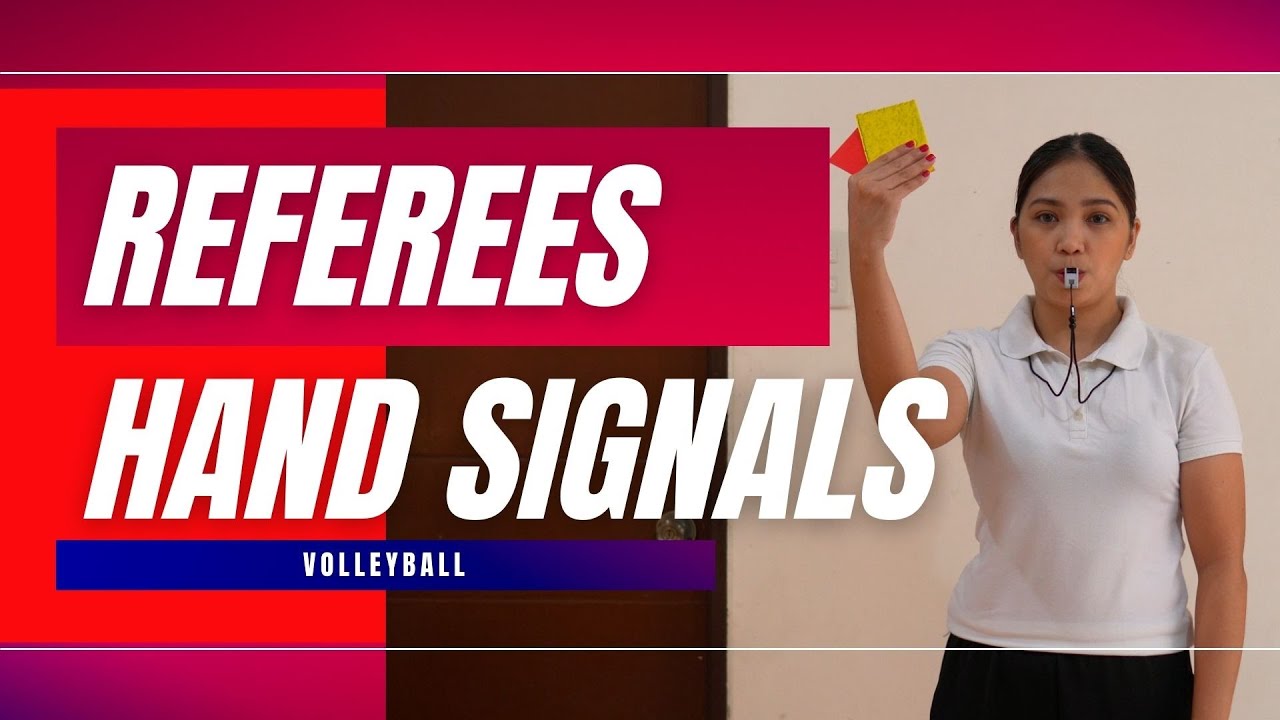 refereeing volleyball hand signals