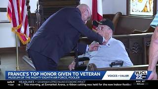 102-year-old World War II veteran receives France’s highest honor in Pooler
