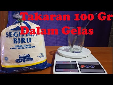 Takaran Tepung Dalam Gelas Kita