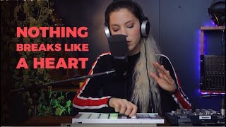 Video thumbnail of "Nothing Breaks Like A Heart - Miley Cyrus and Mark Ronson | Romy Wave cover"