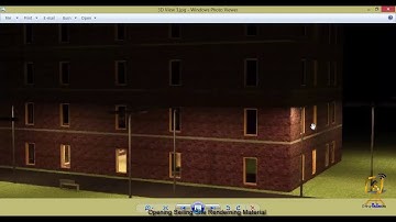 Autodesk Revit Architecture opening roofing seiling and site rendering lecture 8 part 2