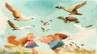 The Tortoise and the Geese | Panchatantra | KidsFun1