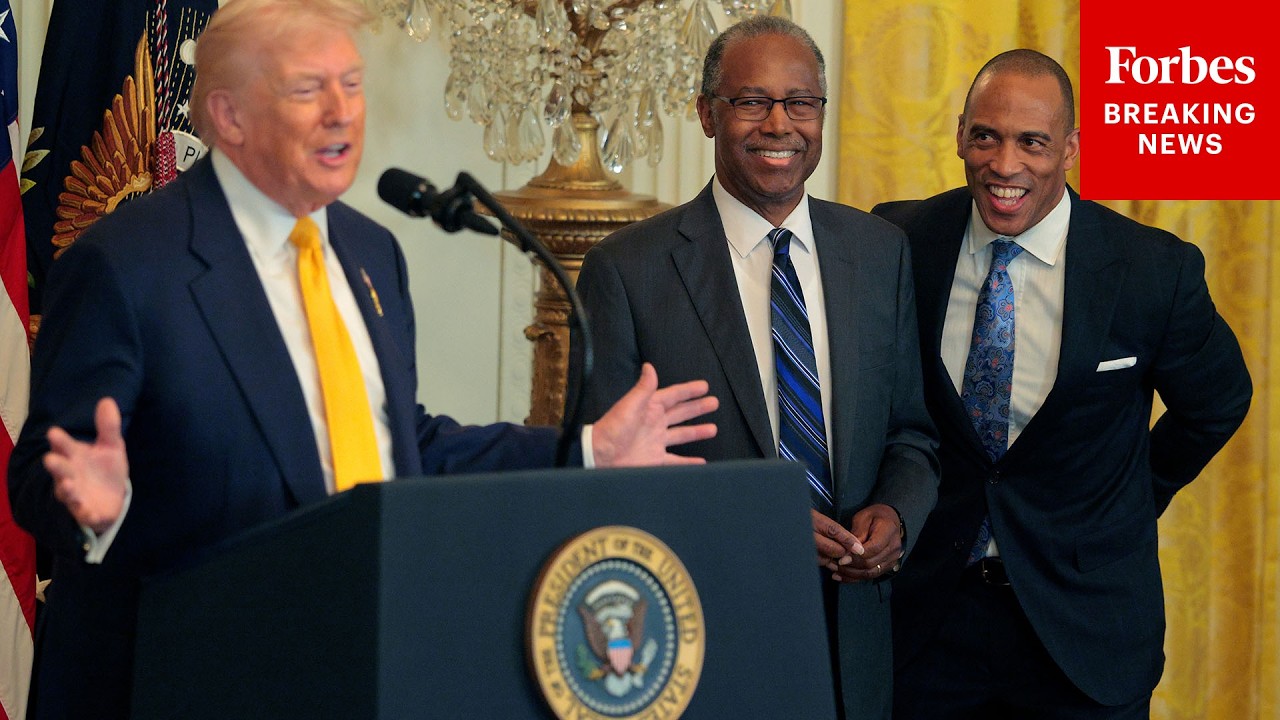 BREAKING NEWS: President Trump Holds A Black History Month Event At The White House