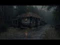 Soothing rain ambience maintaining peace within the mind as deep sleep gently forms