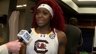 1-on-1 with Raven Johnson after SEC Tournament SFs