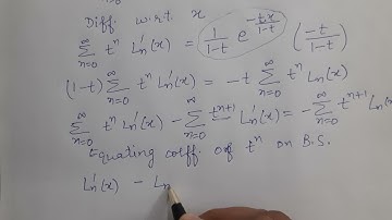 Recurrence Formulae for Laguerre polynomial (1)