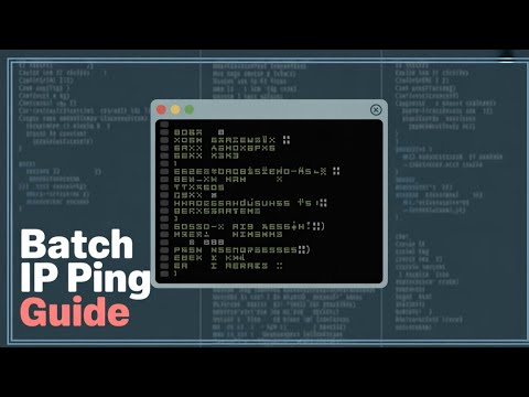 New how to write a batch file to ping multiple ip addresses by single batch file.