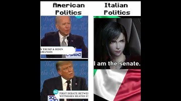 Italian politics vs American Politics - Tifa Lockhart Italian Senate meme