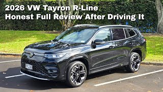 2026 VW Tayron R-Line Review - Performance, Interior, Tech & Drive