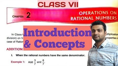D.A.V. Math | Class VII | Ch-2 | Operations On Rational Numbers | Concepts | By Art Of Mathematica