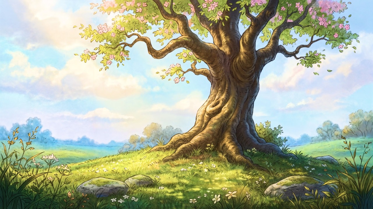 Spring Whisper 🌸 Peaceful Tree Ambience for Deep Sleep & Relaxation