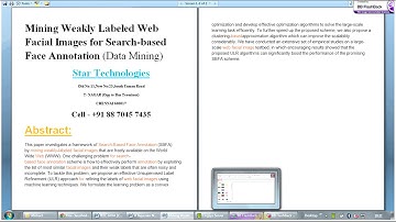 Mining Weakly Labeled Web Facial Images