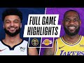 GAME RECAP: Lakers 114, Nuggest 93
