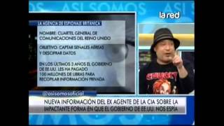 Salfate revela nueva información del ex agente de la CIA sobre cómo nos espía E.E.U.U.