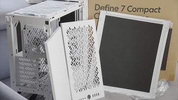 Fractal Define 7 Compact Unboxing & PC Build Installation