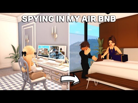 SPYING ON MY AIRBNB GUESTS IN BLOXBURG